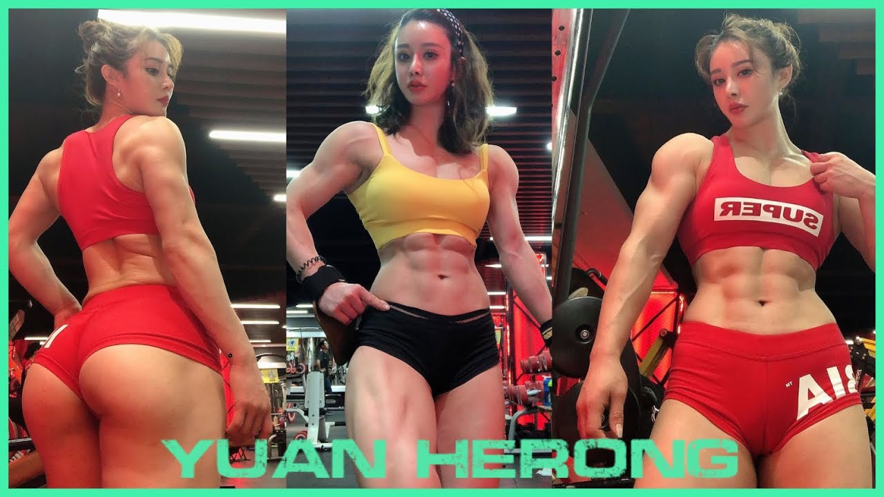 Yuan Herong - Chinese Fitness Model - IFBB Pro - INSANE Muscle Girls 2022💪🔥