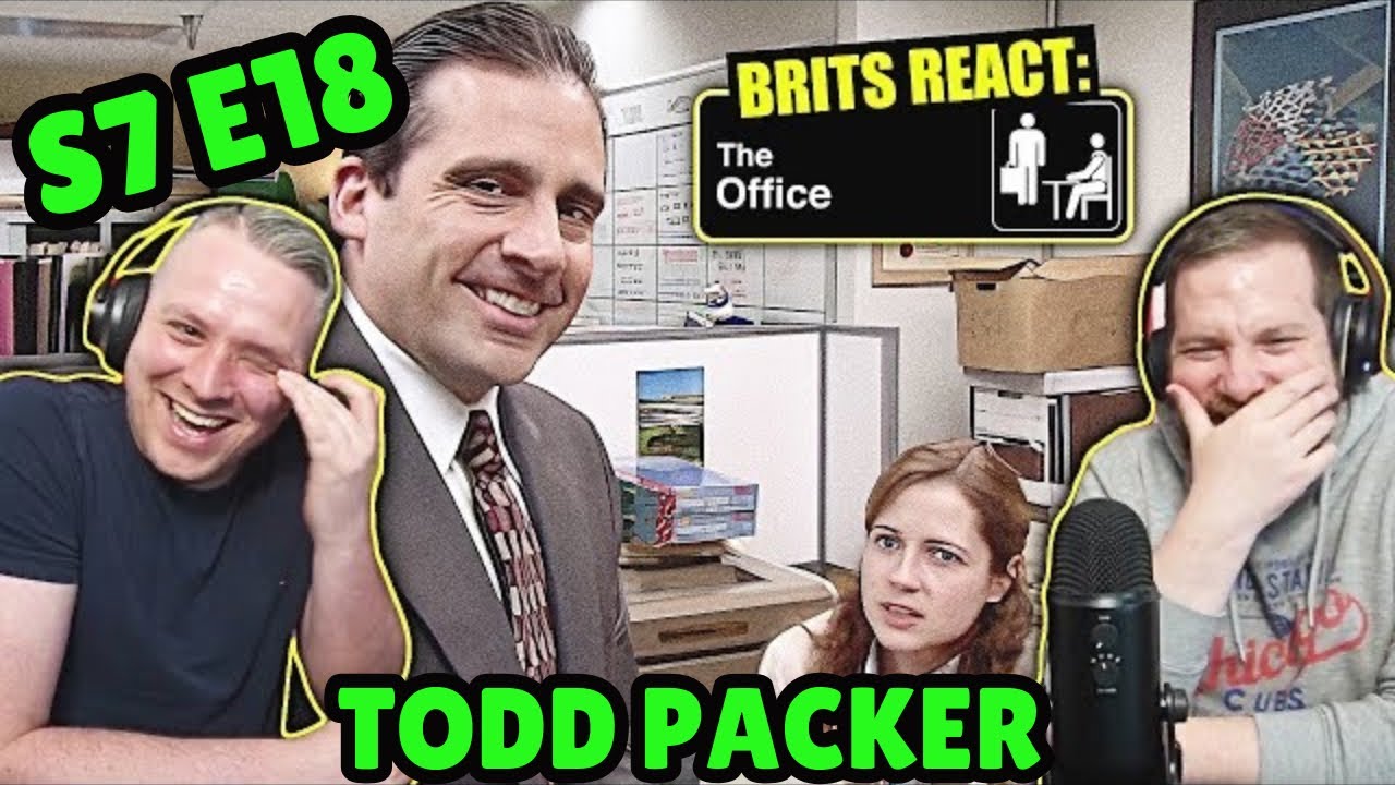 British Guys HILARIOUS The Office Reaction | Season 7 Episode 18 (Todd Packer)