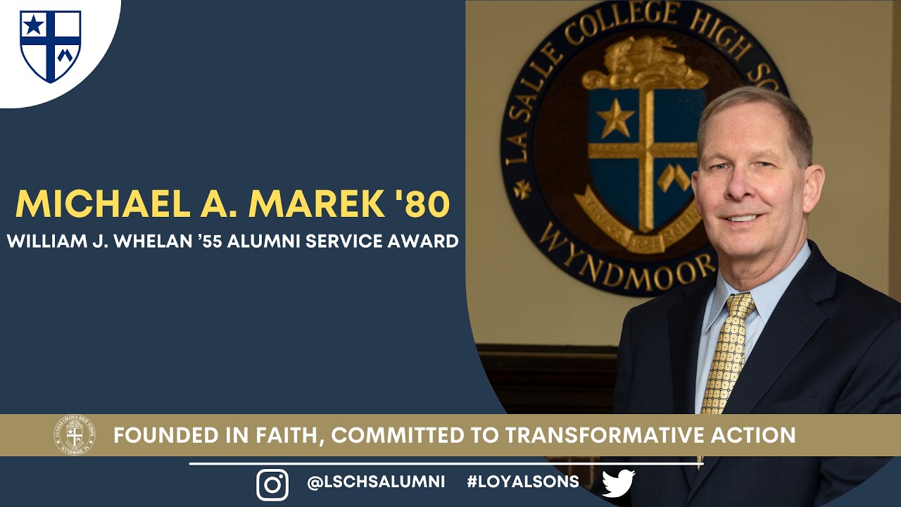 2026 William J. Whelan '55 Alumni Servicer Award: Michael A. Marek '80
