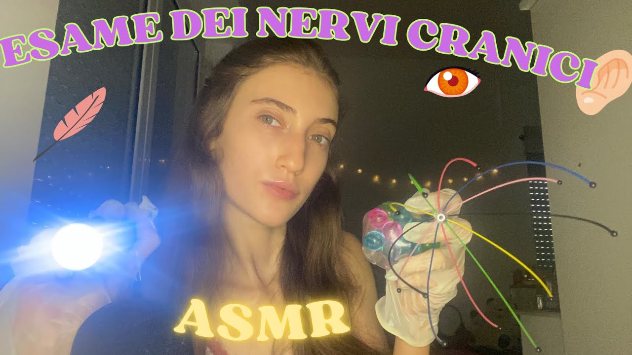 ROLEPLAY ASMR ITA:ESAME MEDICO DEI NERVI CRANICI