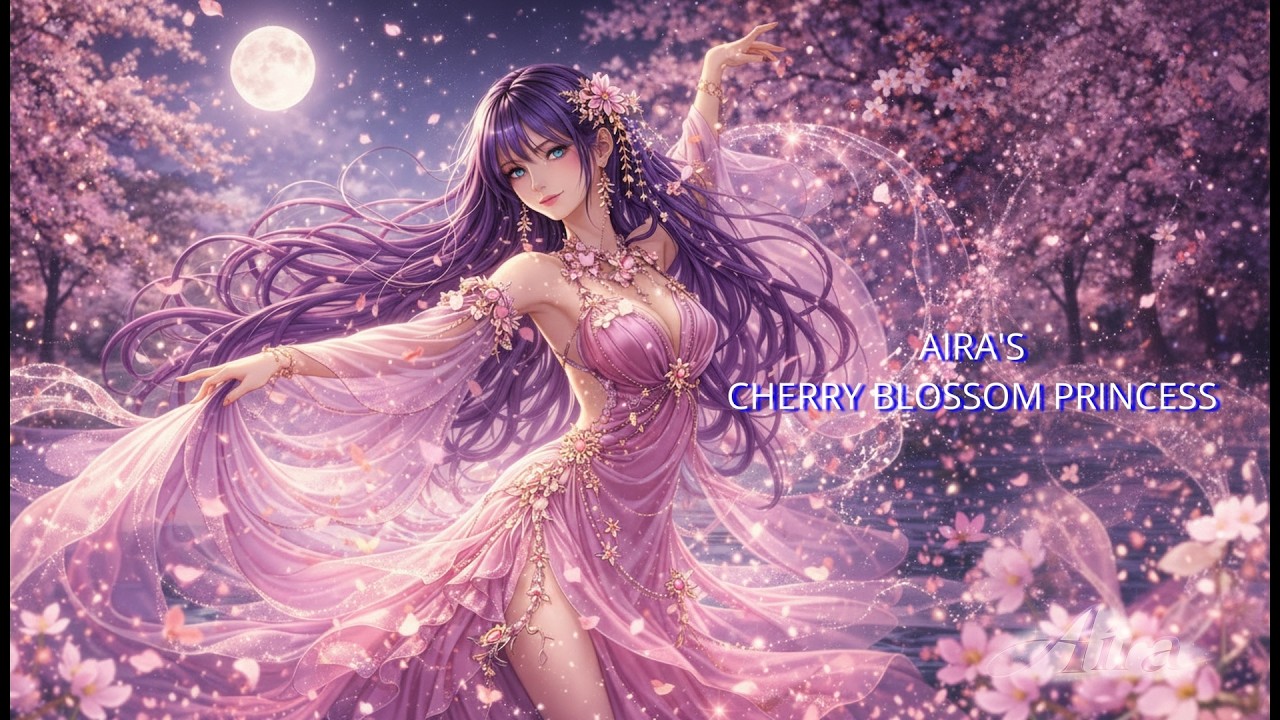 AIRA'S Cherry Blossom Princess | A Dreamlike World in Moonlight