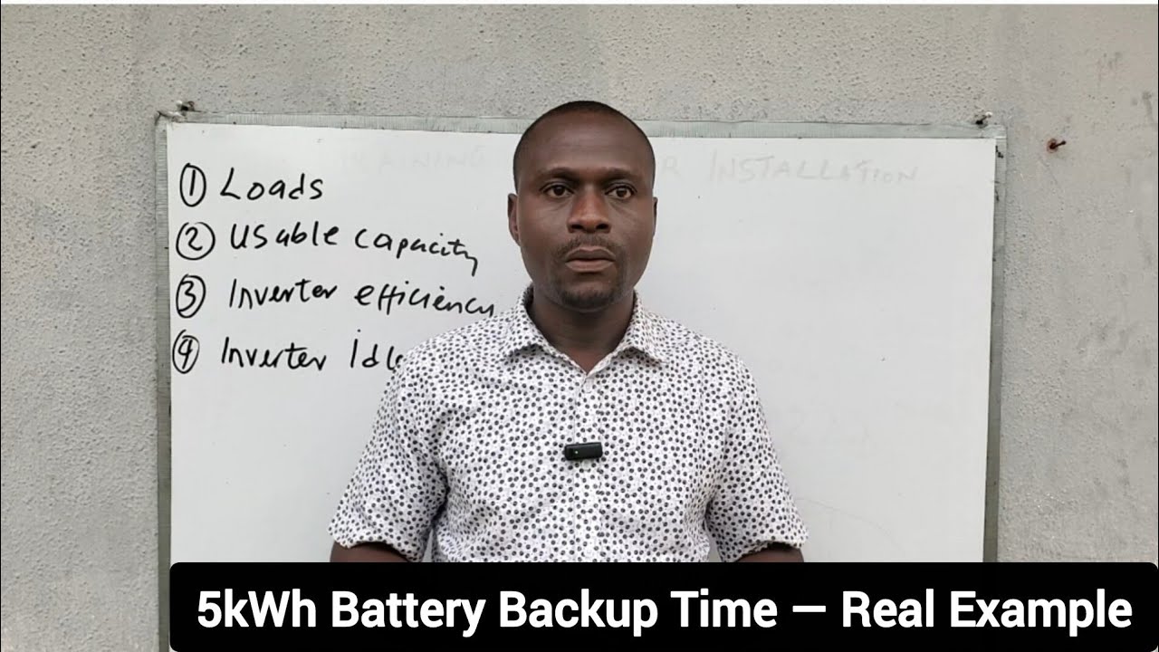 Как долго батарея емкостью 5 кВт⋅ч сможет обеспечивать электропитание вашего дома?