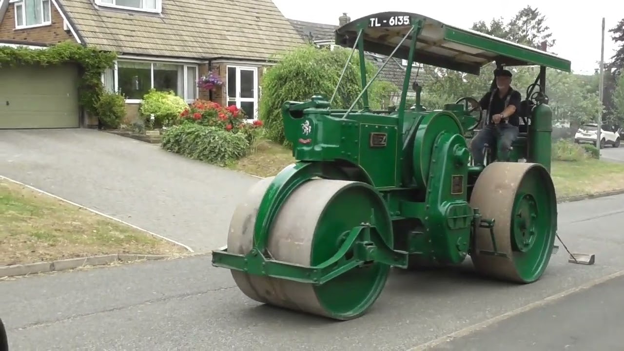 Journey Home 21st July 2022 on Aveling Barford 10 ton Motor Roller DY 
