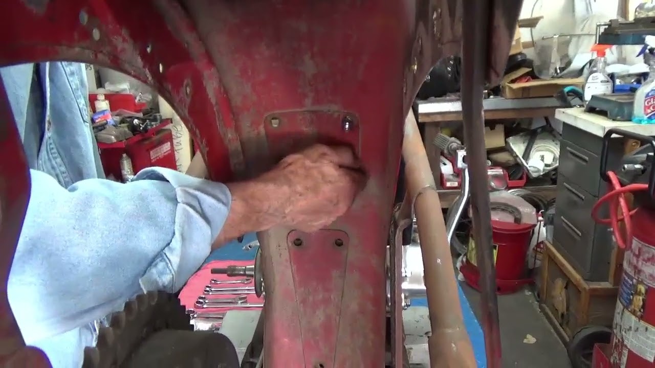 Finally! The Big Harley Flathead rear fender, today