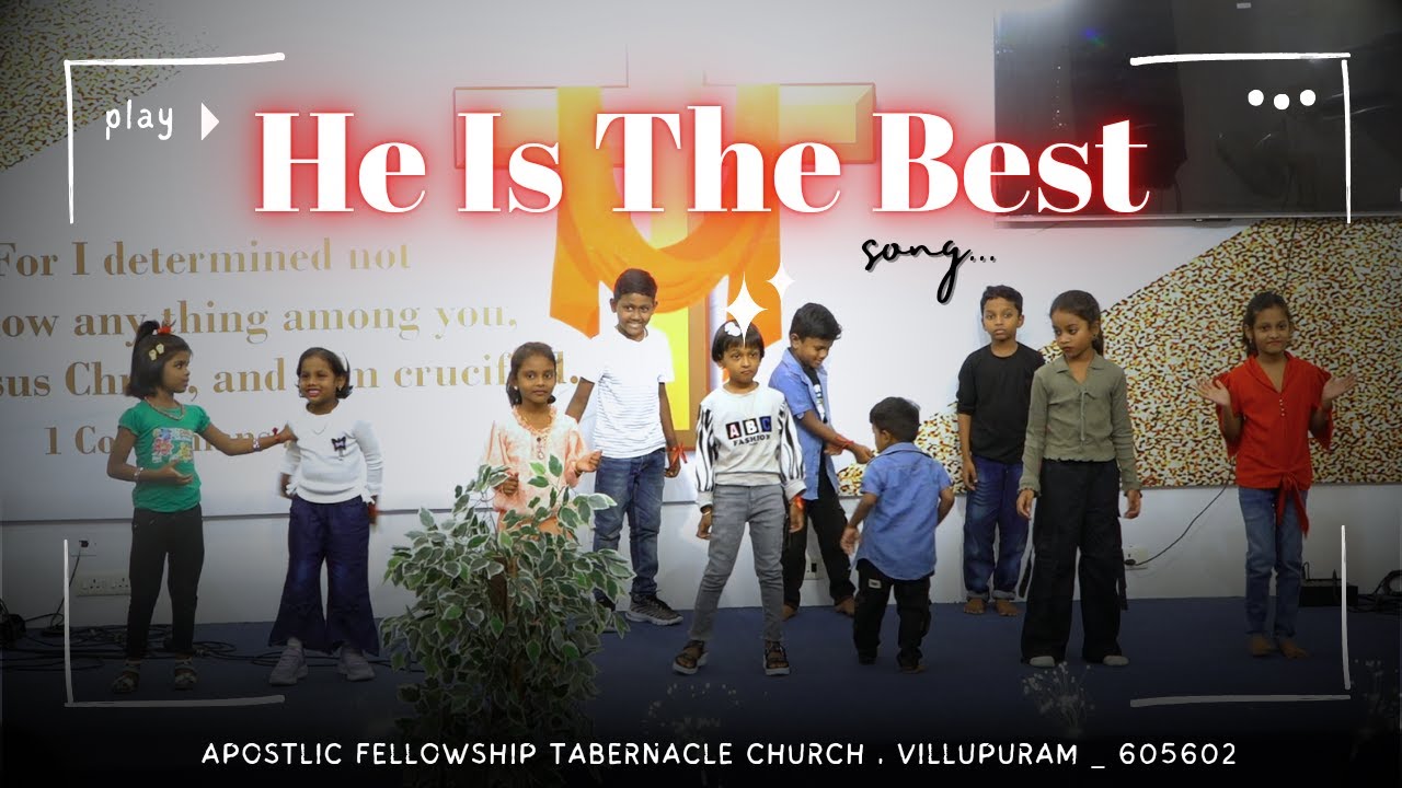 He Is The Best Song // Kuttys Dance || AFT Villupuram || Christmas Program //