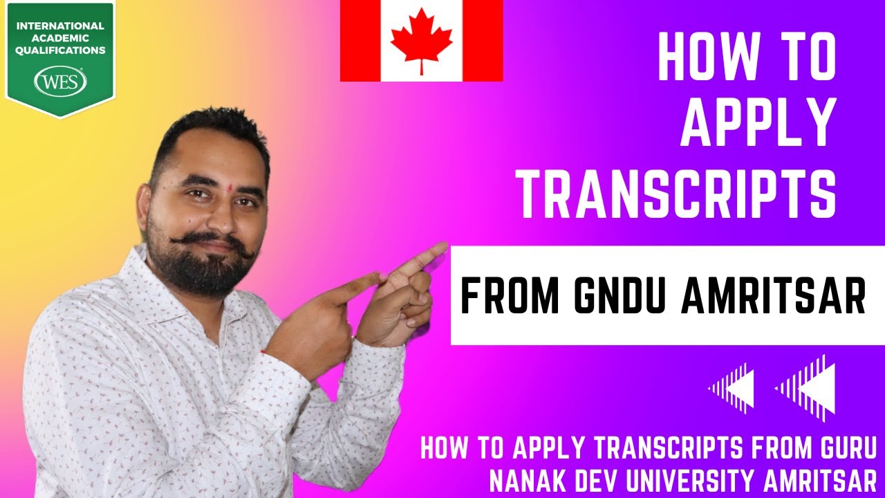 How To Apply Transcripts From GNDU Amritsar | Step by Step | Guru Nanak Dev University Amritsar