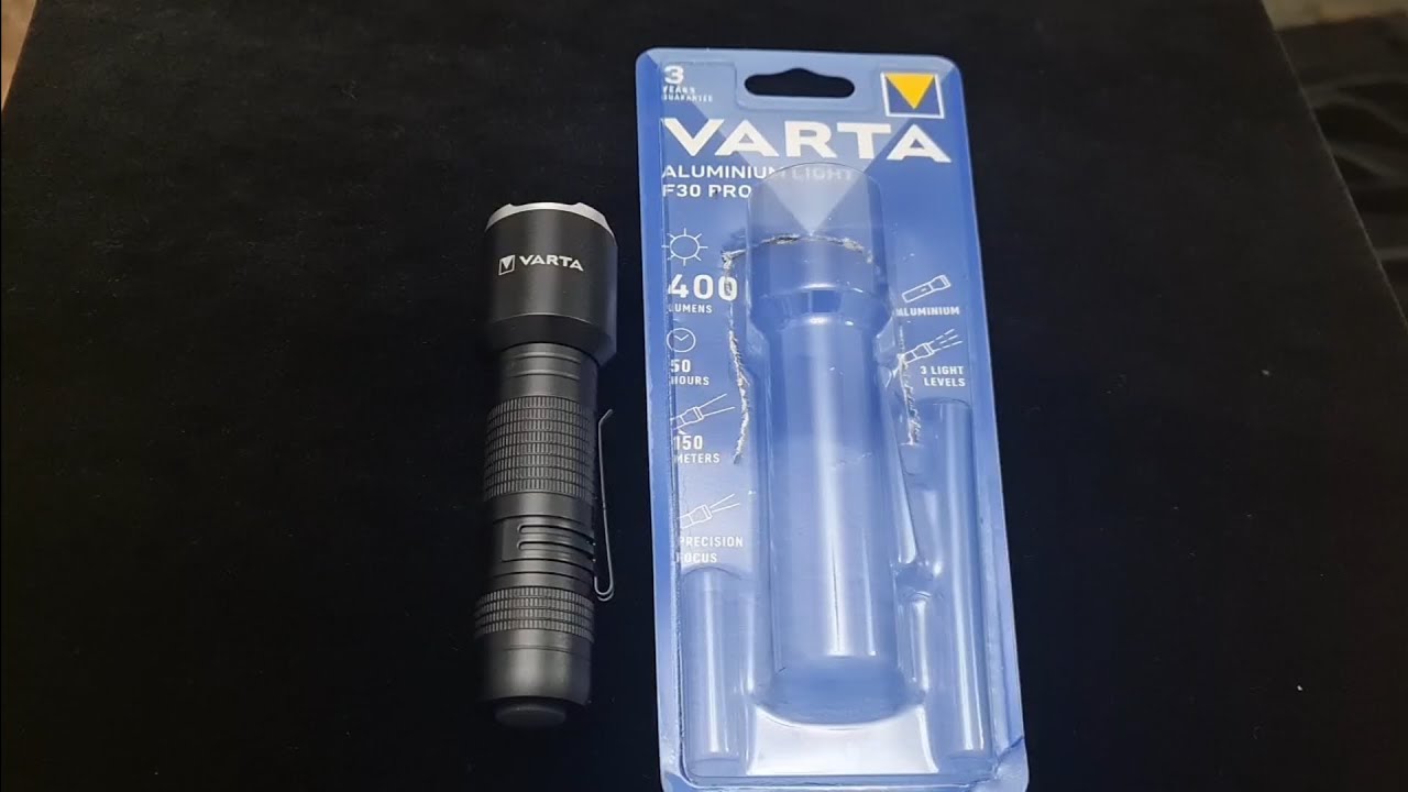 Türkiye'de İlk! Varta Aluminium Light F30 Pro Zumlu El Feneri İncelemesi ve Saha Kıyaslaması.