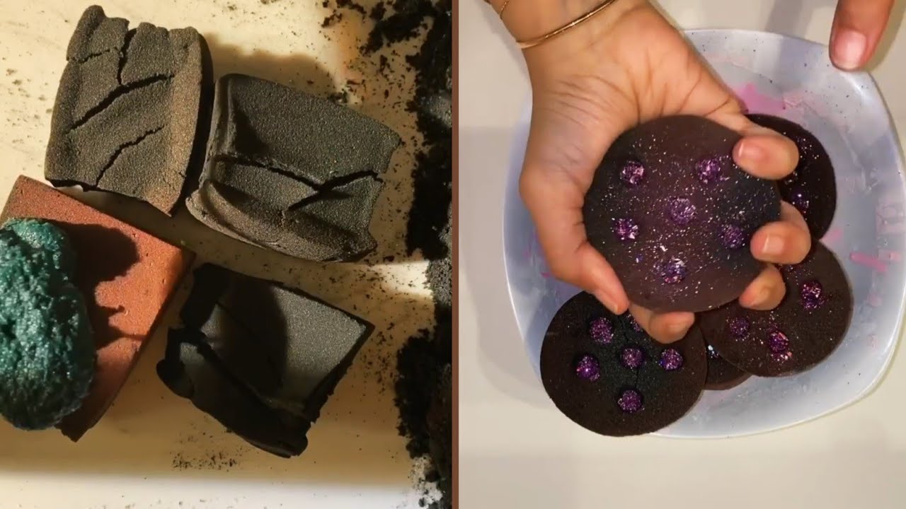 Burnt & Baked Floral Foam Asmr Compilation|Satisfycompilation23