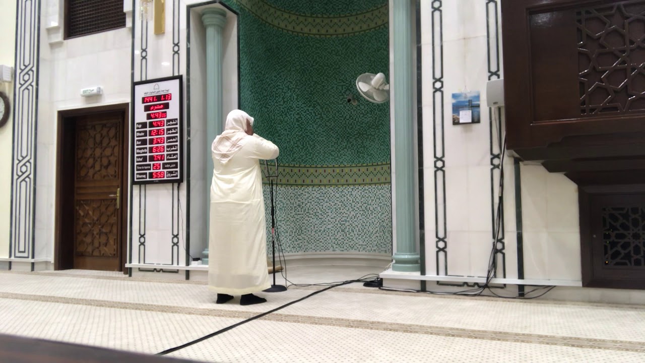 أذان الفجر علي الحوسني 14 محرم 1441 هجري