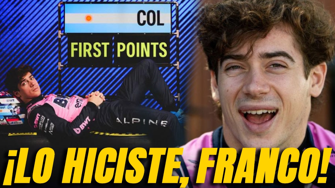 ¡COLAPINTO PUNTÚA CON ALPINE EN EL GP DE CHINA! ANTONELLI GANA, SAINZ P9 ¡Y CHECO Y BOTTAS TERMINAN!