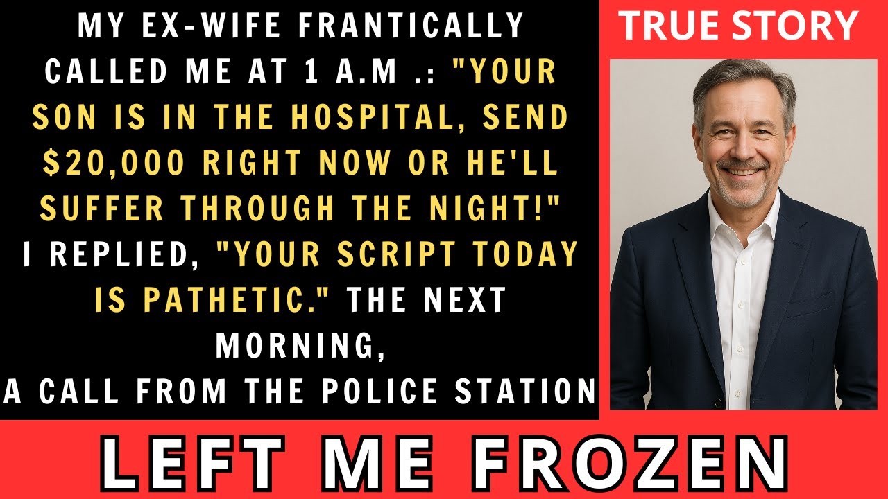 My Wife Called At 1 A M  Demanding $20,000 For My Son, But The Police Call Later Revealed