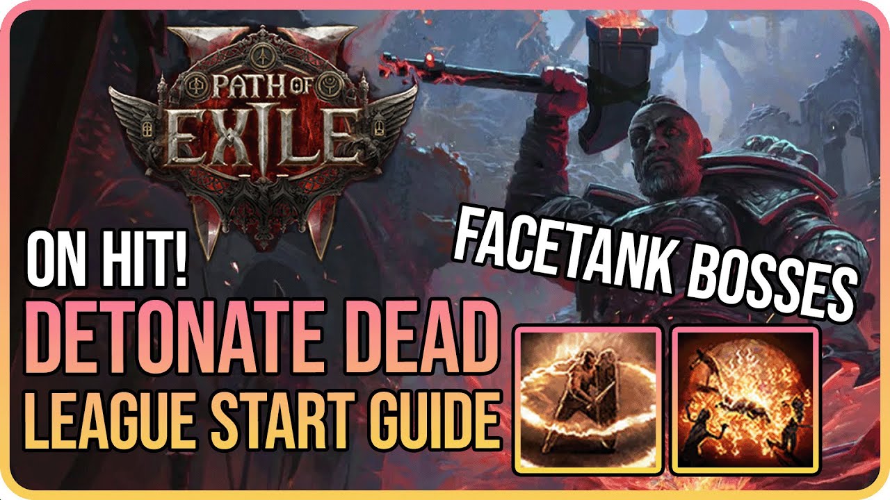Detonate Dead ON HIT - Shield Wall Smith of Kitava League Start Guide - Path of Exile 2 - 0.4
