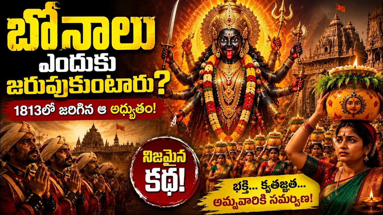 Bonalu History Explained | The Miracle of Goddess Mahankali