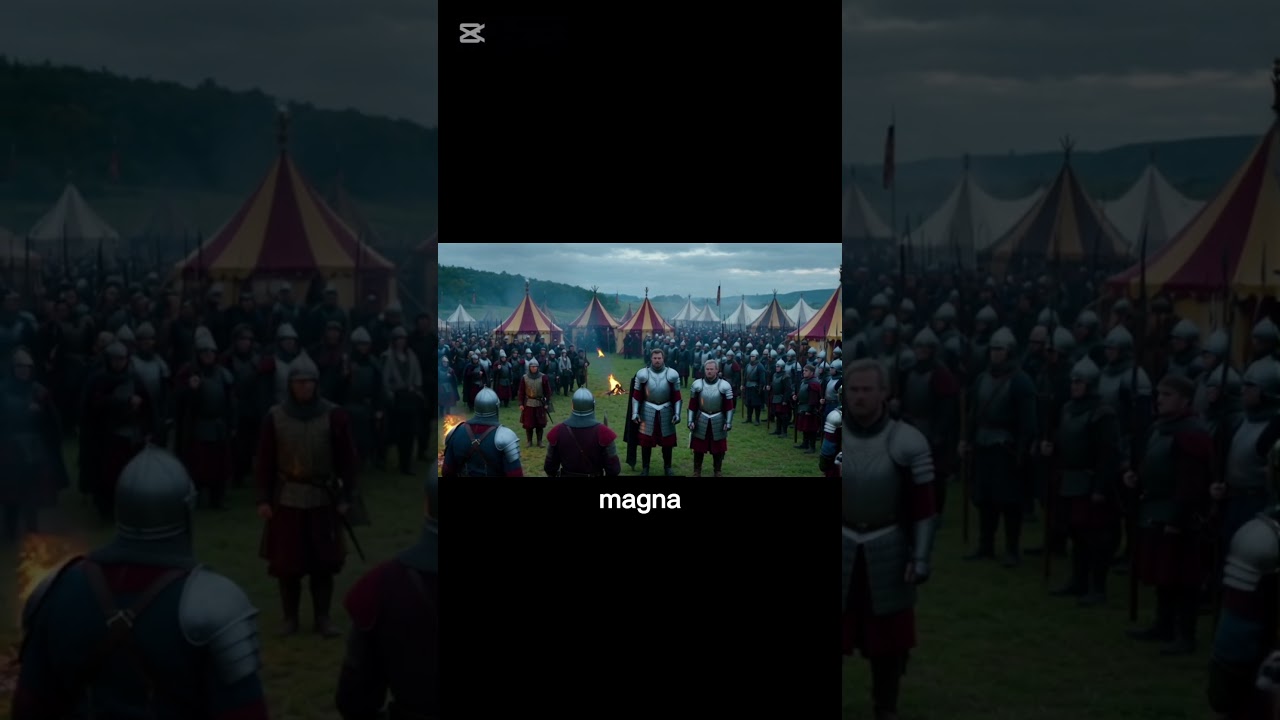 📜 In 1215, one king was forced to obey the law… The Magna Carta changed history forever.