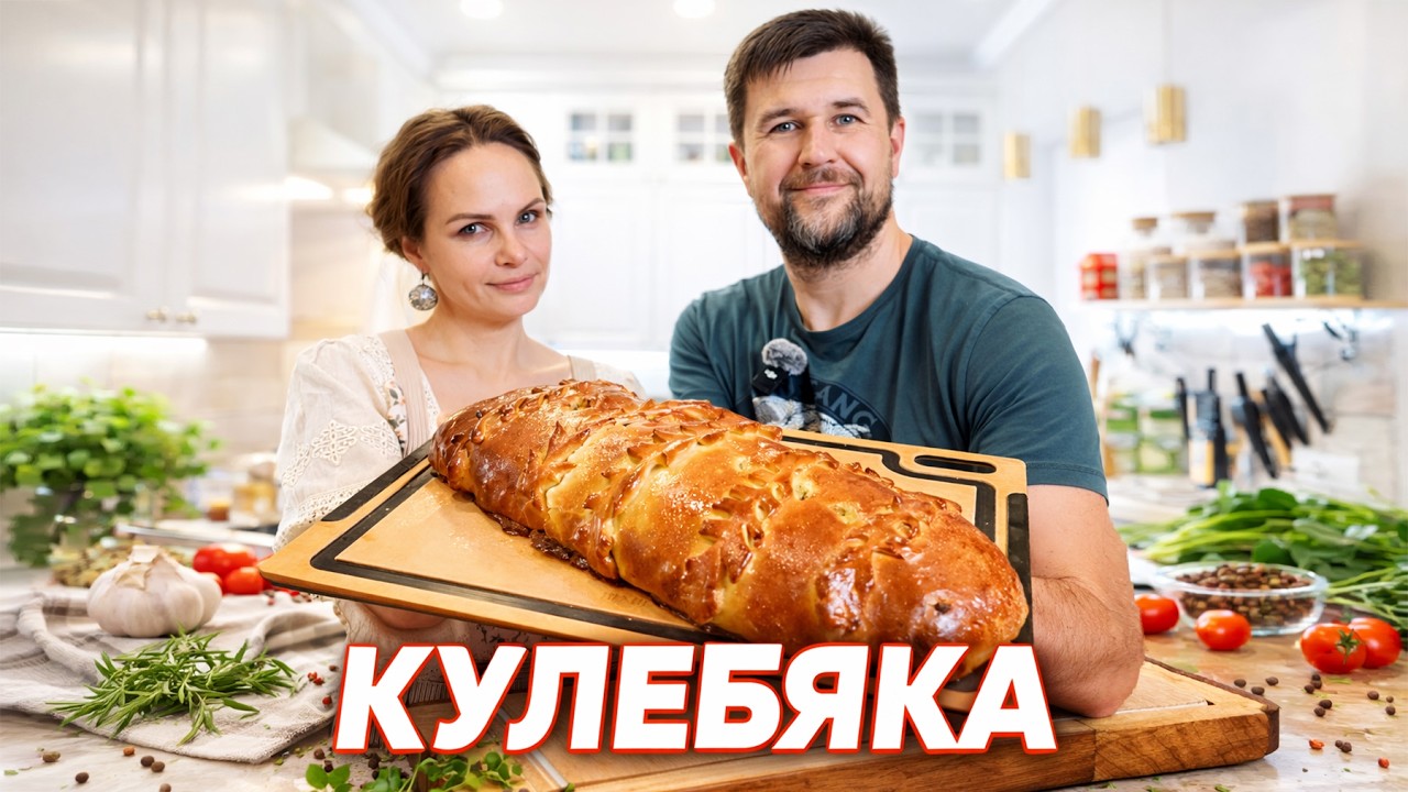Что мы делаем на кухне? | МЯСНАЯ КУЛЕБЯКА - РУССКАЯ КУХНЯ