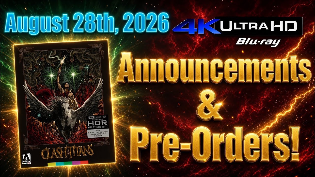 Анонсы и предзаказы 4K UHD Blu-ray на 28 августа 2026 года!