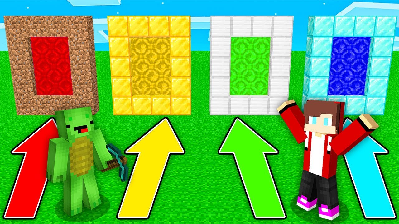 IF You Choose THE WRONG Portal YOU DIE! in Minecraft (Maizen)