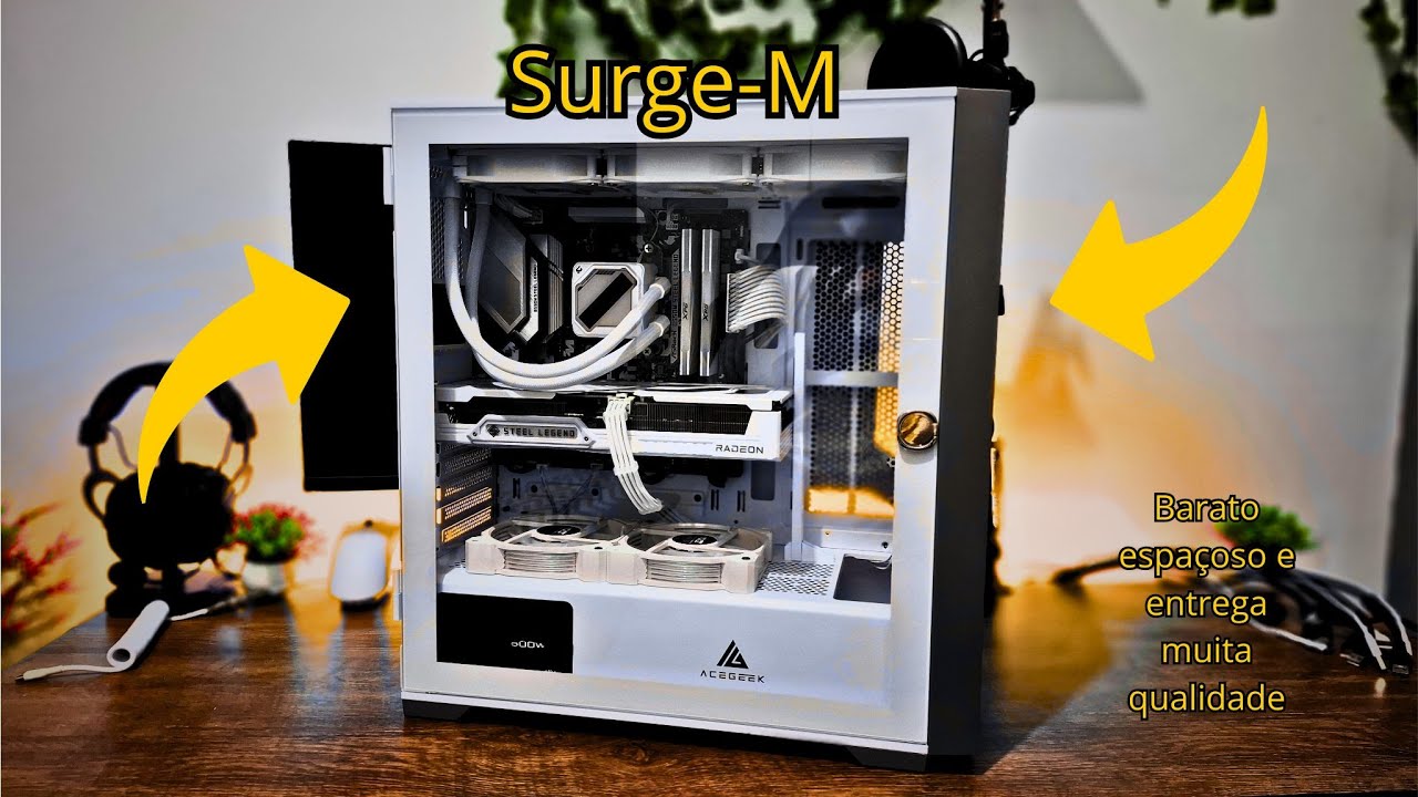 💥 O MELHOR GABINETE BARATO DE 2025? Acegeek Surge-M É UM MONSTRO!