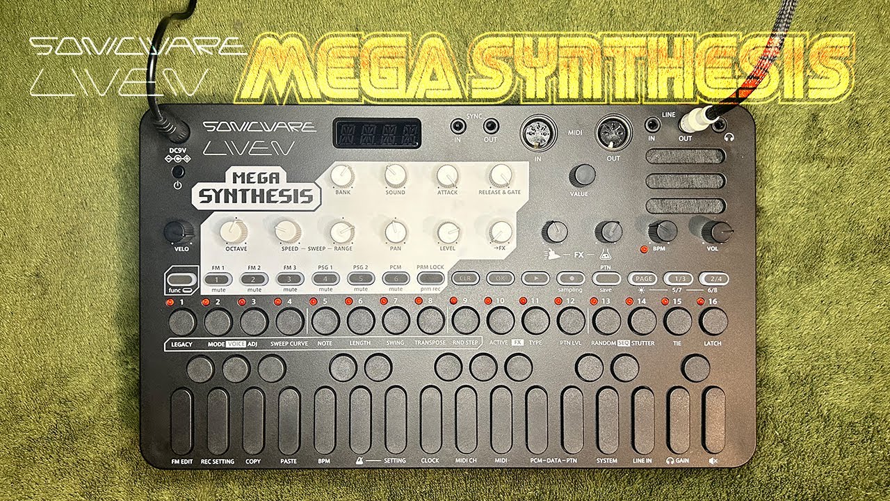 My First Jam with the Sonicware Liven Mega Synthesis