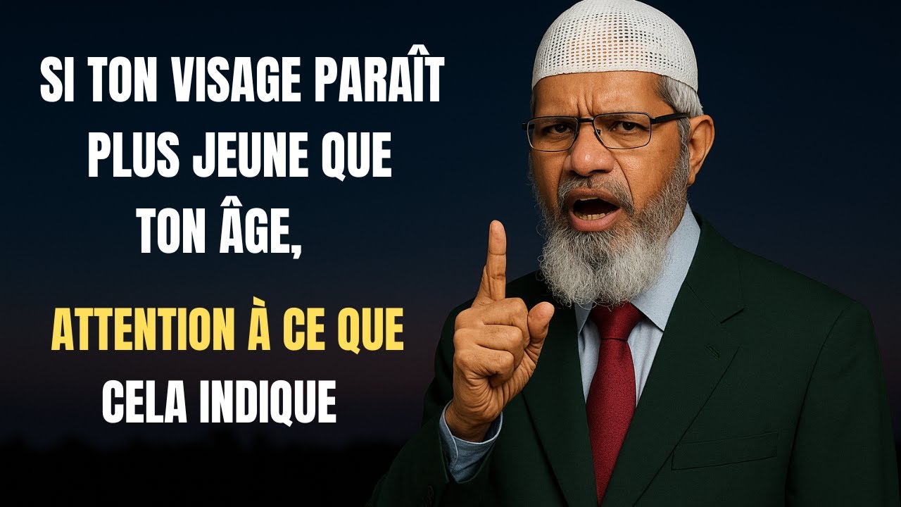 SI TU SEMBLES PLUS JEUNE QUE TON ÂGE – ATTENTION À CE QUE CELA INDIQUE| Dr Zakir Naik réagit | ISLAM