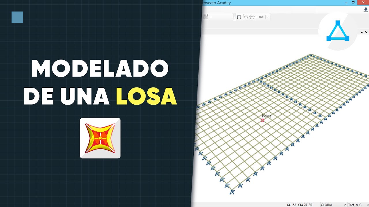 Modelado de una losa con SAP2000 | 2021