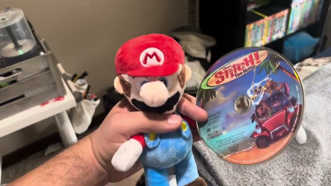 Mario Watches The Disney DVD Logo