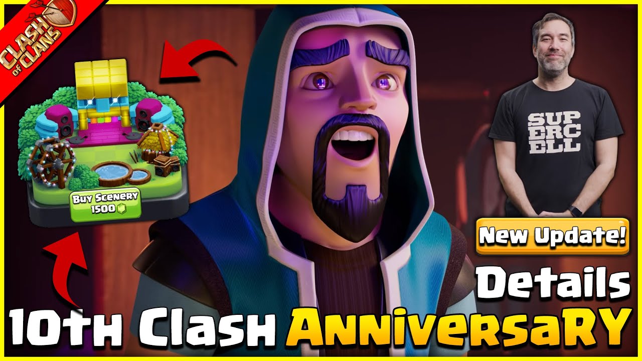 New Update - Confirmed Things Coming In 10th Clash Anniversary Update 2022 || Clash Of Clans - COC