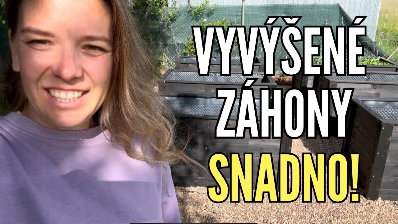 Jak jsem postavila VYVÝŠENÉ ZÁHONY za 2200 Kč/ks! Snadný DIY projekt na zahradu