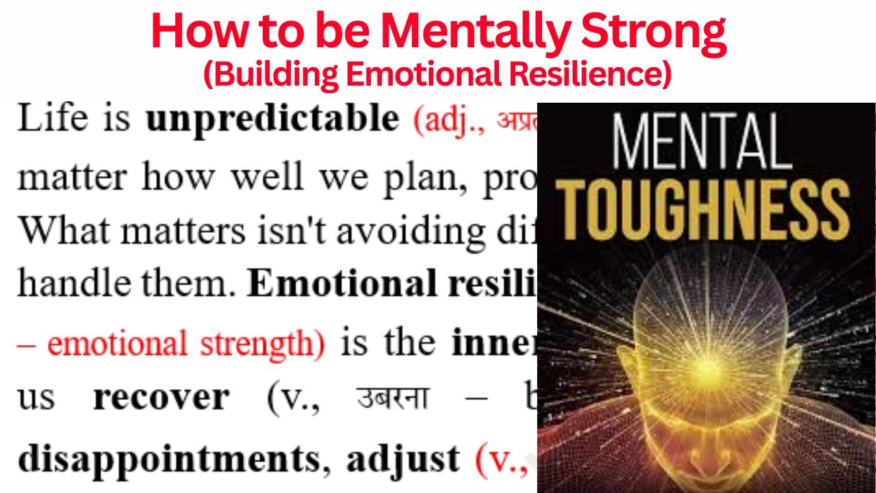 How to Be Mentally Strong | Comprehension Passage | Motivational Paragraph |Passage Reading