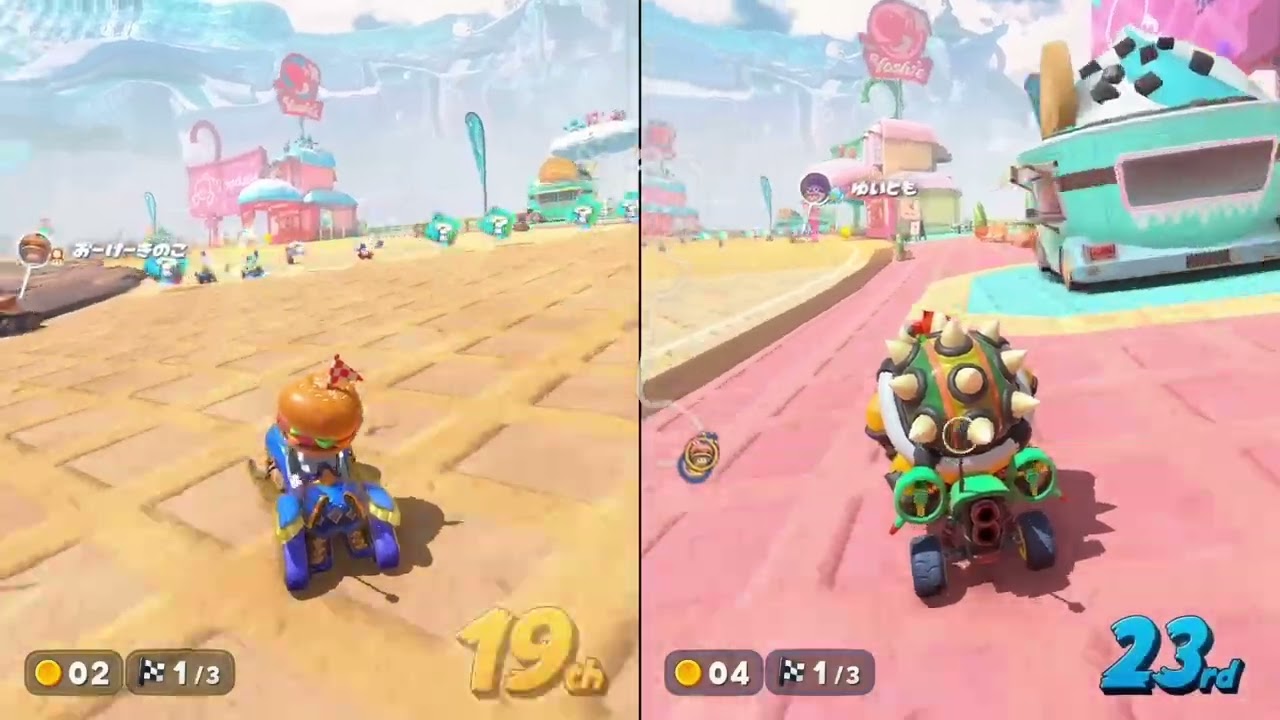 We Tried MARIO KART WORLD Online for the First Time! 🏎️