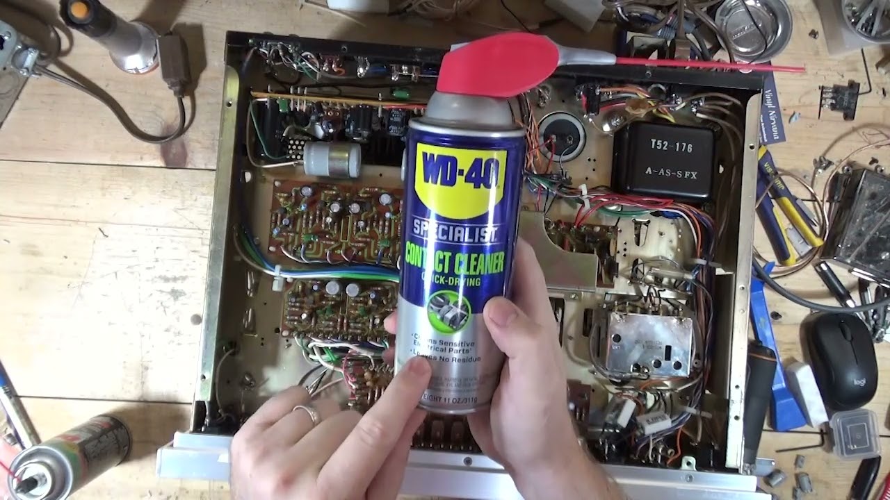 Pioneer SX 6000 Stereo Receiver Repair Part 1 - Evaluation & Control Cleaning