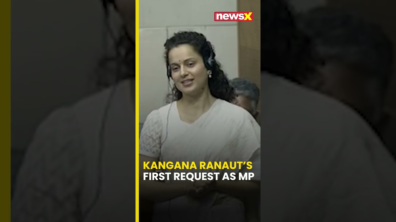 #parliamentsession | BJP MP Kangana Ranaut Urges for International Airport in Mandi #viral #shorts
