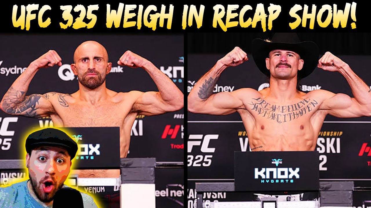 UFC 325 Volkanovski vs Lopes 2 Predictions & Betting Breakdown | Weigh In Recap Show