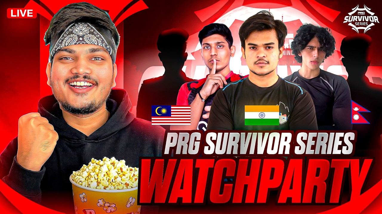 Free Fire Max Live🧿 IND VS NEPAL MALAYSIA WATCHPARTY TEAM TSGARMY Road To 1Million -Garena Free Fire