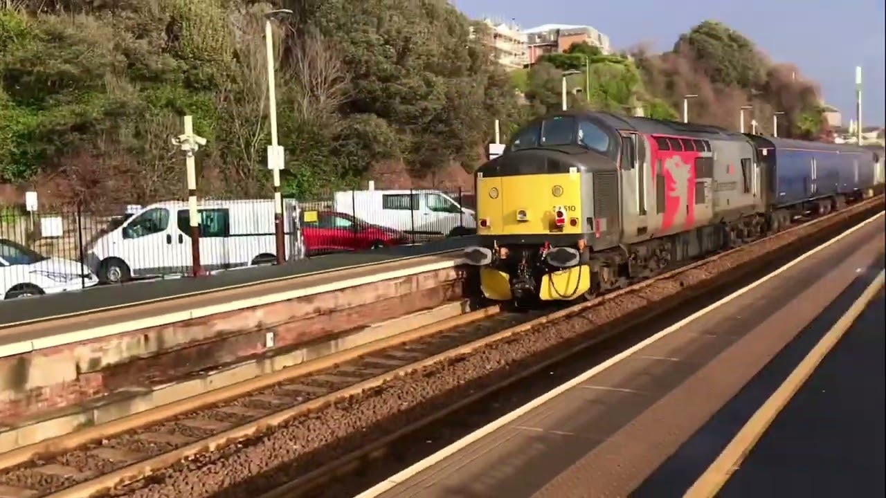 Dawlish sea wall trains autumn 2024 winter 2024/25.