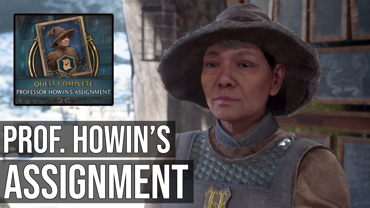 Hogwarts Legacy - Professor Howin's Assignment (How To Learn The Bombarda Spell)