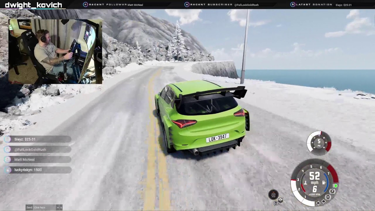 I Tried Escaping a Blizzard Flood in BeamNG… This Got INSANE