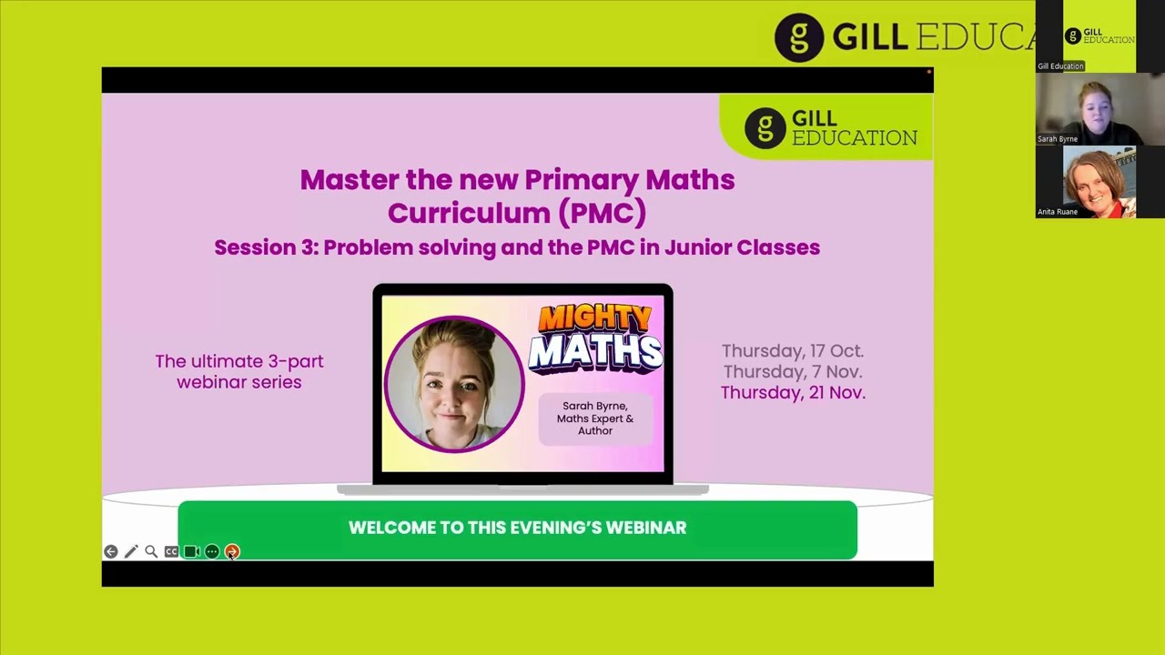 Master the Primary Maths Curriculum Webinar 3 | 2024
