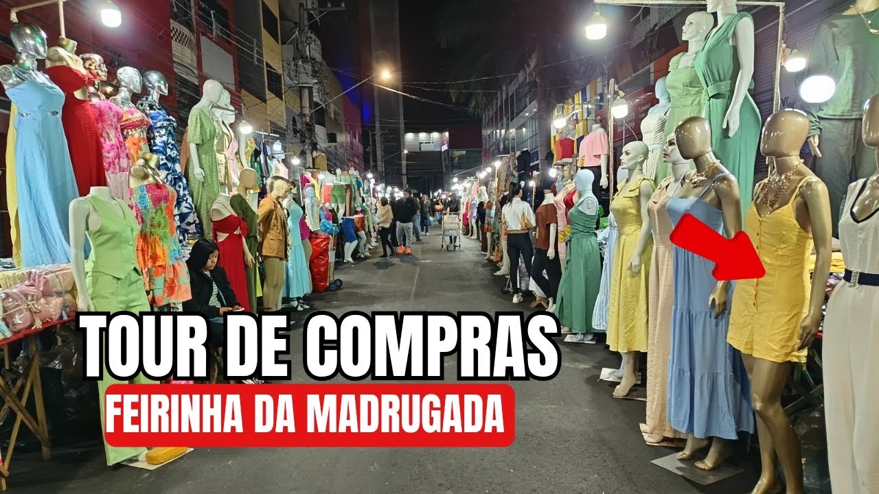 🚨 VOCÊ não vai acreditar nos PREÇOS da feirinha da MADRUGADA 😱