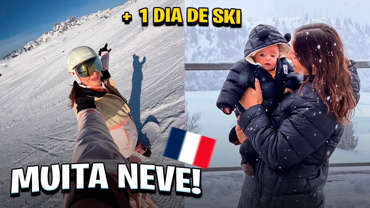 COMO É VIAJAR PRA NEVE COM CRIANÇAS? Alpe d’Huez, viagem em família | Amanda Lunelli