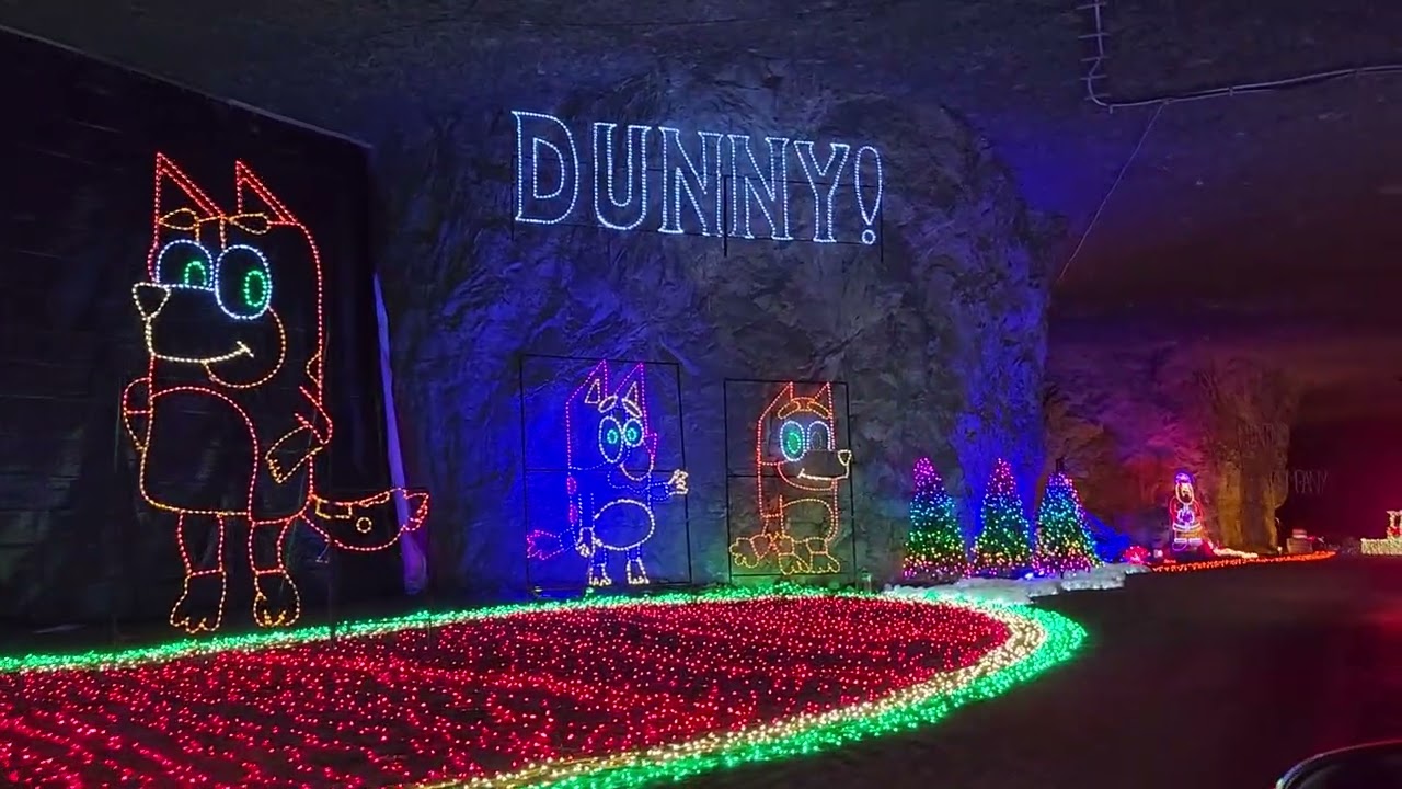 Mega Cavern Lights under Louisville driver side view 12/23/2025 