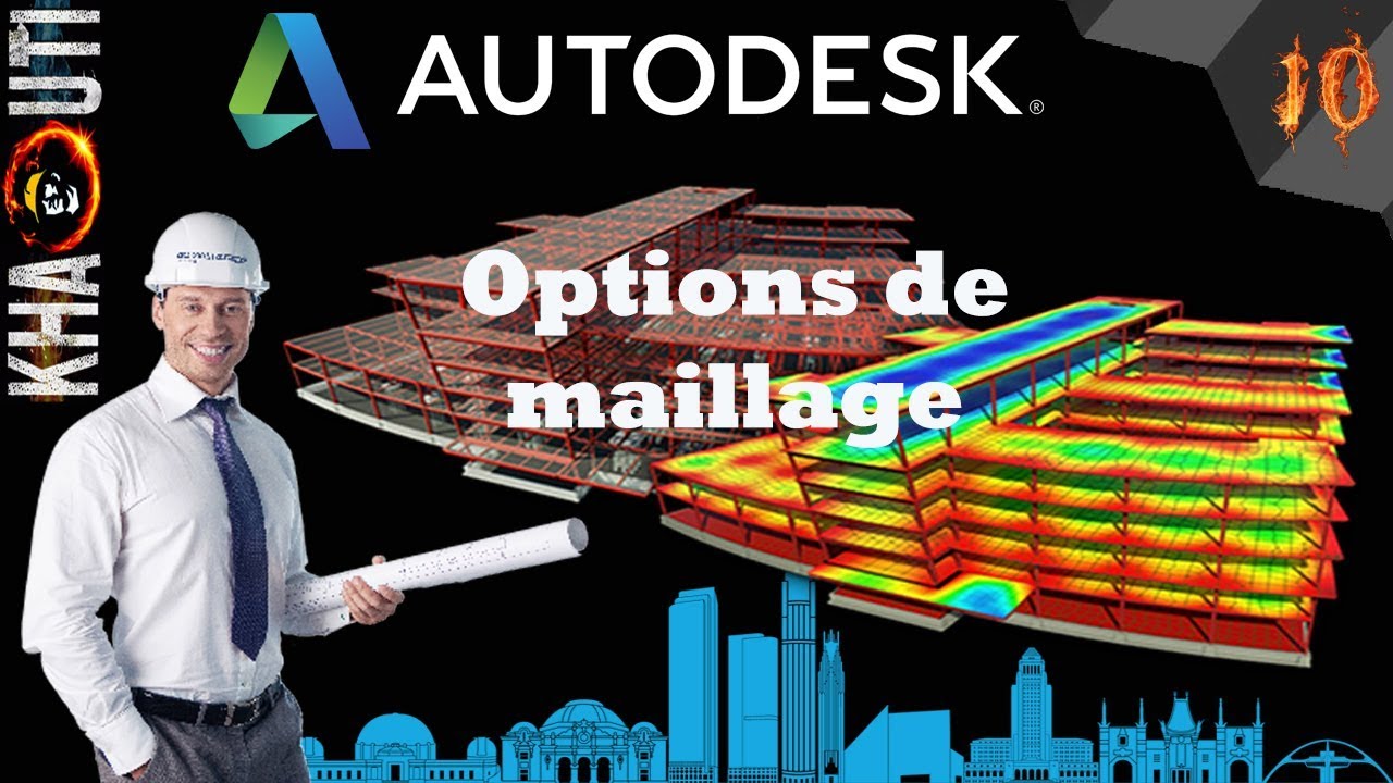 10 Options de maillage sur Robot Structural Analysis