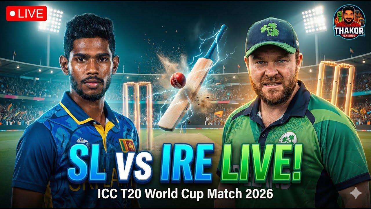 SL vs IRE LIVE 🔥 | Cricket 24 Gameplay | T20 World Cup Match | Sri Lanka vs Ireland Live