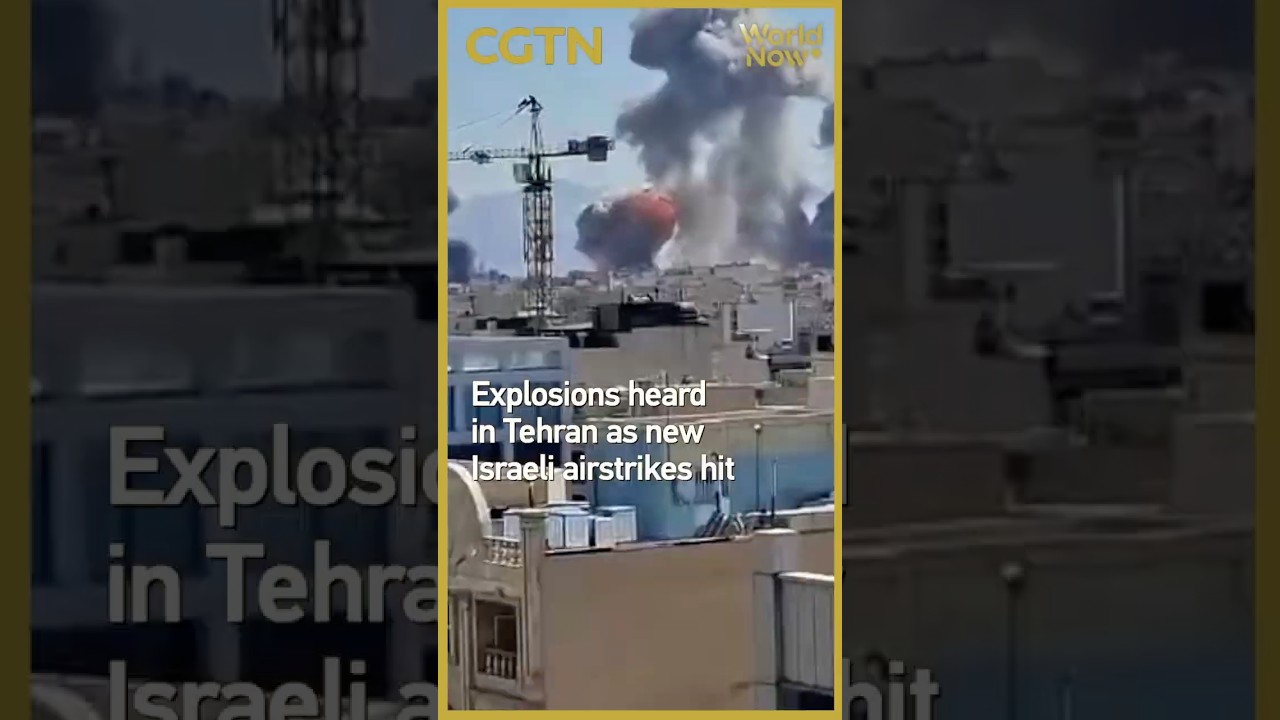 Explosions heard in Tehran as new Israeli air strikes hit #worldnow