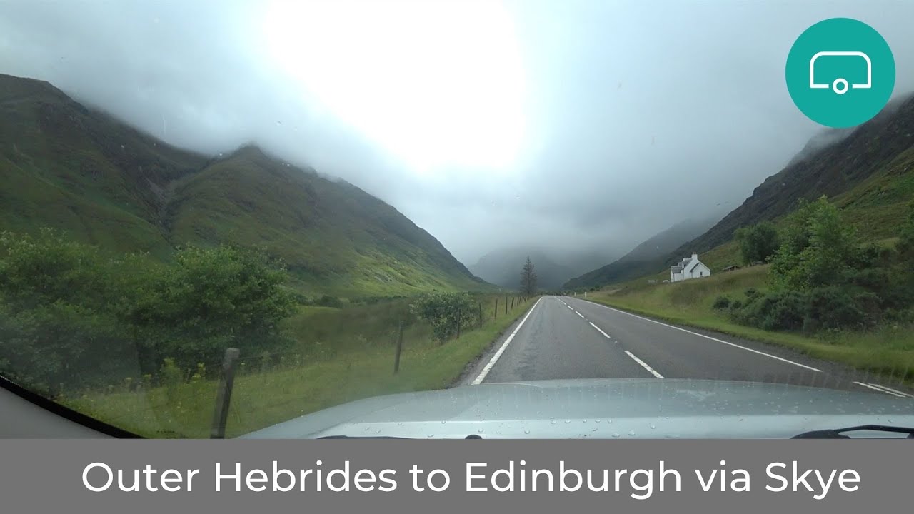 Outer Hebrides to Edinburgh via The Isle of Skye & Dalwhinnie A9