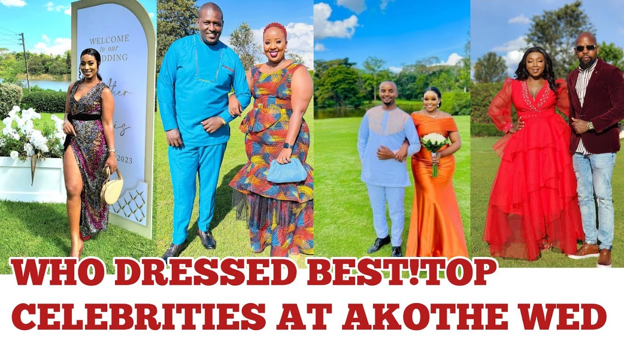 WHO DRESSED BETTER!!TOP KENYAN CELEBRITY AT AKOTHEE WEDDING ||DRESSCODE😍|HIGHLIGHTS OF THE WEDDING..