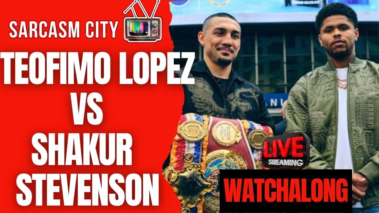 TEOFIMO LOPEZ vs SHAKUR STEVENSON - WBO LIGHT WELTERWEIGHT CHAMPIONSHIP LIVE Stream WATCHALONG