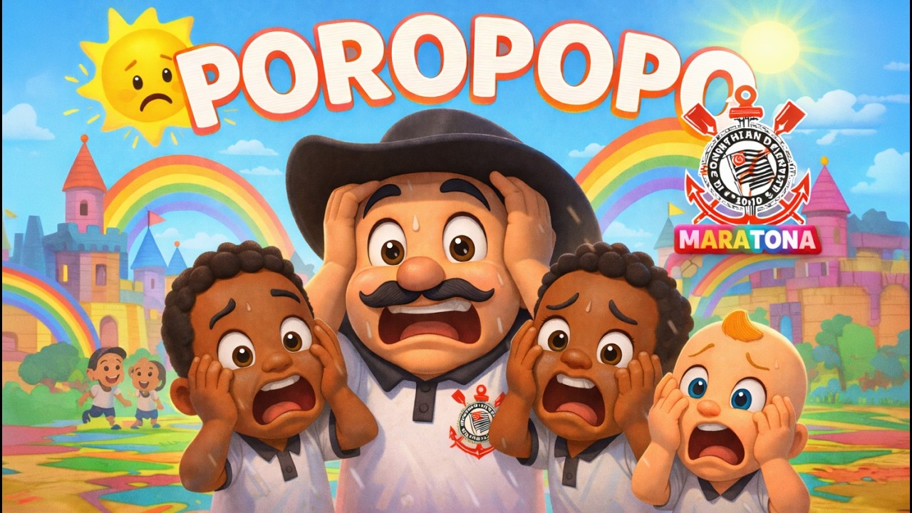 POROPOPÓ CORINTHIANS | MÚSICA INFANTIL | DESENHO INFANTIL OFICIAL DO TIMÃO COM LETRA #corinthians
