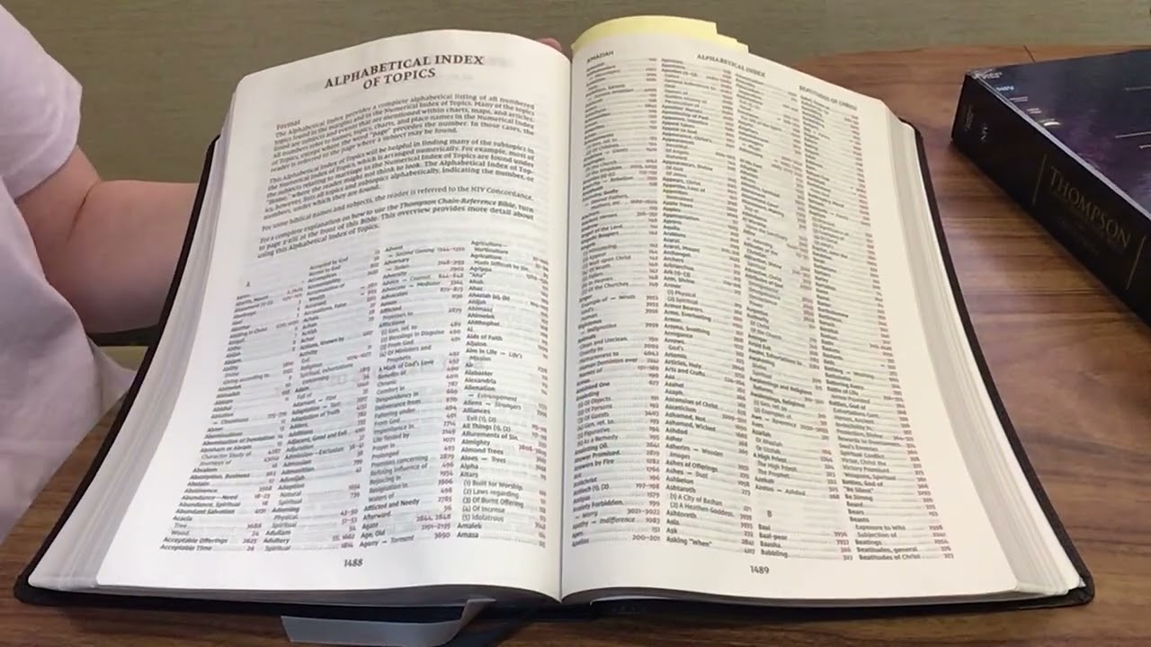 NIV Large Print Thompson Chain Reference