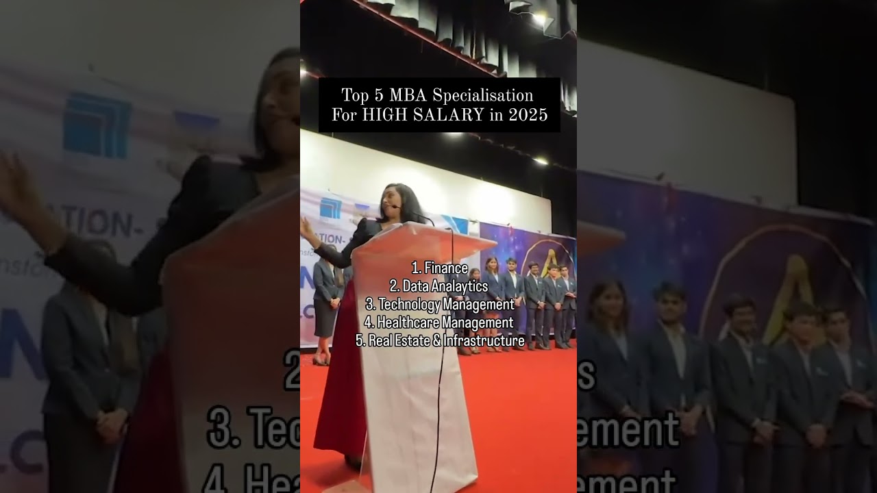 TOP 5 MBA SPECIALISATIONS FOR HIGH SALARY IN 2025 #mediamentor